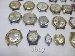 Vintage Lot Of 54 Timex watches For Parts Or Repair