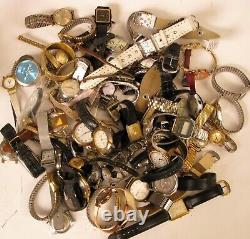 Vintage Lot Of Watches And Parts For Parts Or Repair Over 5 Pounds