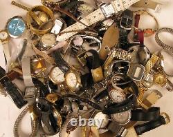 Vintage Lot Of Watches And Parts For Parts Or Repair Over 5 Pounds