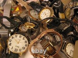 Vintage Lot Of Watches And Parts For Parts Or Repair Over 5 Pounds