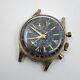 Vintage Lucerne Sport Chronograph Watch Manual Wind FOR PARTS OR REPAIR