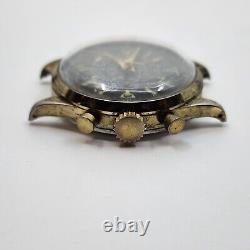 Vintage Lucerne Sport Chronograph Watch Manual Wind FOR PARTS OR REPAIR