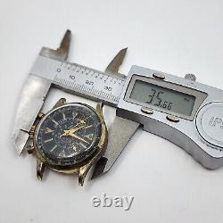 Vintage Lucerne Sport Chronograph Watch Manual Wind FOR PARTS OR REPAIR