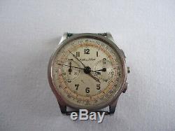 Vintage MATHEY TISSOT CHRONOGRAPH Men's Wrist Watch for parts or restoration
