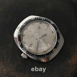 Vintage MILUS Archimedes Running Watch Needs Repairs Rare Original Stainless