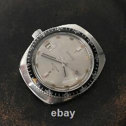 Vintage MILUS Archimedes Running Watch Needs Repairs Rare Original Stainless