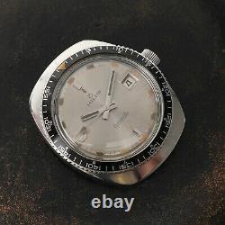 Vintage MILUS Archimedes Running Watch Needs Repairs Rare Original Stainless