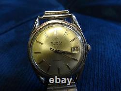 Vintage Man Gents Invicta Automatic 25 Rubis Watch For Parts Need To Be Fix