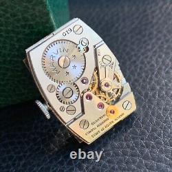 Vintage Marvin 17 Jewels Mechanical Art Deco Wristwatch Runs for PARTS / REPAIR