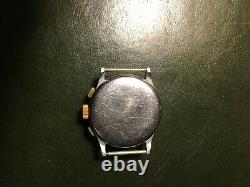 Vintage Mechanical Chronograph Suisse Watch for Parts Repair 32 mm Venus 170