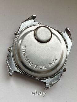 Vintage Men Wirst Watch For Parts Ruhla Chronograph Gdr Qwartz Rrr Light