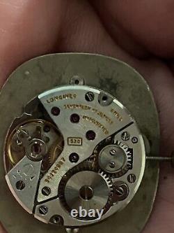 Vintage Men's Longines 10K RGP 17j Cal 528 Diamond Dial Wrist Watch