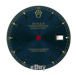 Vintage Men's Rolex 36mm 16203 16233 16238 Royal Blue Stick Dial 2/T #B6