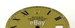 Vintage Men's Rolex 36mm Datejust NQ 1600 1601 1603 Champange Roman Dial 2/T L30