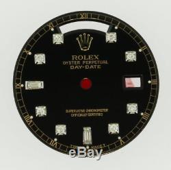 Vintage Men's Rolex Day-Date 18238, 18038 8+2 Diamond Dial 18KY #A27
