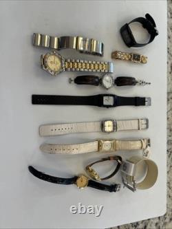 Vintage Men's Watches 11-Pack for Parts or Repair