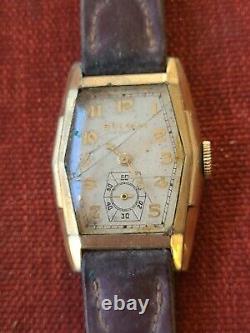 Vintage Men's mechanical watches lot Bulova, wyler incaflex & Lucerne 4 parts B4