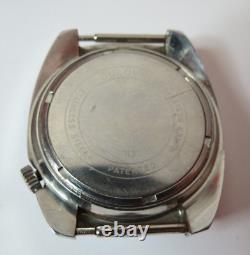 Vintage Mens Bulova Accutron 2180 Wristwatch Silver Tone Selling As Is For Parts