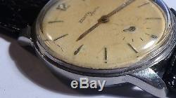 Vintage Mens SS Zenith Sporto 17j watch Mechanical for PARTS