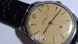 Vintage Mens SS Zenith Sporto 17j watch Mechanical for PARTS