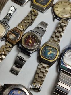 Vintage Mixed Brand Watches Lot-For Parts or Repair-Men's & Women's Mechanical