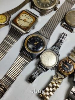 Vintage Mixed Brand Watches Lot-For Parts or Repair-Men's & Women's Mechanical