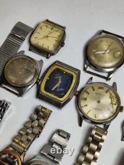 Vintage Mixed Brand Watches Lot-For Parts or Repair-Men's & Women's Mechanical
