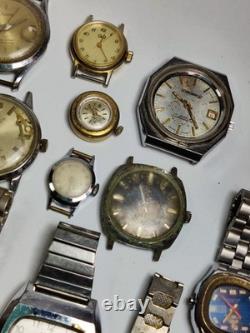 Vintage Mixed Brand Watches Lot-For Parts or Repair-Men's & Women's Mechanical