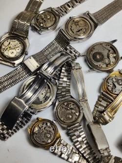 Vintage Mixed Brand Watches Lot-For Parts or Repair-Men's & Women's Mechanical