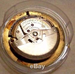 Vintage Movado Kingmatic S Watch Movement For Parts/repair-running