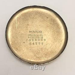 Vintage Movado Triple Date 14k Gold Filled Head Only