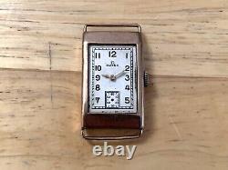 Vintage OMEGA 9K sold Gold Case and Movement Men's Watch for Parts