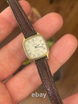 Vintage OMEGA De Ville Womens Watch Quartz Cal. 1350 FOR PARTS OR RESTORE