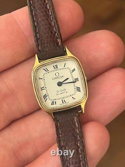 Vintage OMEGA De Ville Womens Watch Quartz Cal. 1350 FOR PARTS OR RESTORE