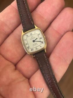 Vintage OMEGA De Ville Womens Watch Quartz Cal. 1350 FOR PARTS OR RESTORE