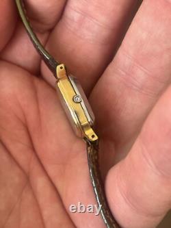 Vintage OMEGA De Ville Womens Watch Quartz Cal. 1350 FOR PARTS OR RESTORE