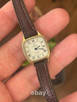 Vintage OMEGA De Ville Womens Watch Quartz Cal. 1350 FOR PARTS OR RESTORE