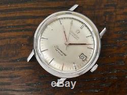 Vintage OMEGA Seamaster De Ville Automatic Steel Watch Runs for parts or repair