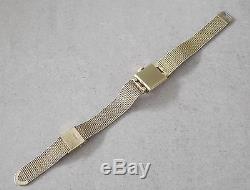 Vintage Omega 484 14k Gold Filled Watch 17 Jewels For Parts Repair #808l