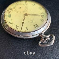 Vintage Omega Cal. 38.5L T1 48.8mm Diameter Pocket Watch Project Parts Repair