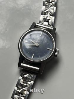 Vintage Omega Geneve 485 Hand Winding Silver Womens Watch 511 314 BROKEN