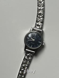 Vintage Omega Geneve 485 Hand Winding Silver Womens Watch 511 314 BROKEN