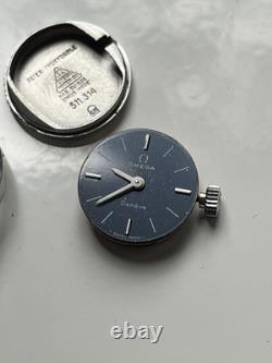 Vintage Omega Geneve 485 Hand Winding Silver Womens Watch 511 314 BROKEN