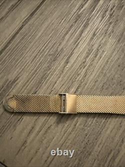 Vintage Omega Gold-Filled Watch Missing Crown For Parts or Restoration