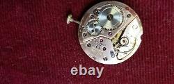 Vintage Omega Hilton 1954 Men Watch Hand Wind 17 Jewels For Parts