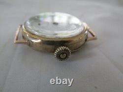 Vintage Omega Mens 9ct Gold Wristwatch Watch Not Working