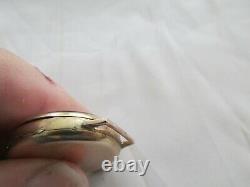 Vintage Omega Mens 9ct Gold Wristwatch Watch Not Working