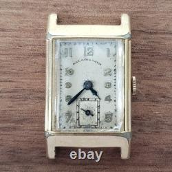 Vintage Omega Tank Retailed By Black Starr & Gorham Men's Watch For Parts/Repair