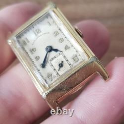 Vintage Omega Tank Retailed By Black Starr & Gorham Men's Watch For Parts/Repair