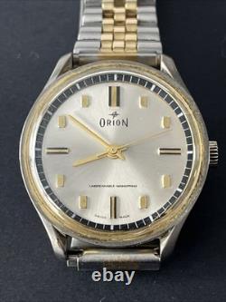 Vintage Orion Manual Winding 39mm Men's Watch Not Working